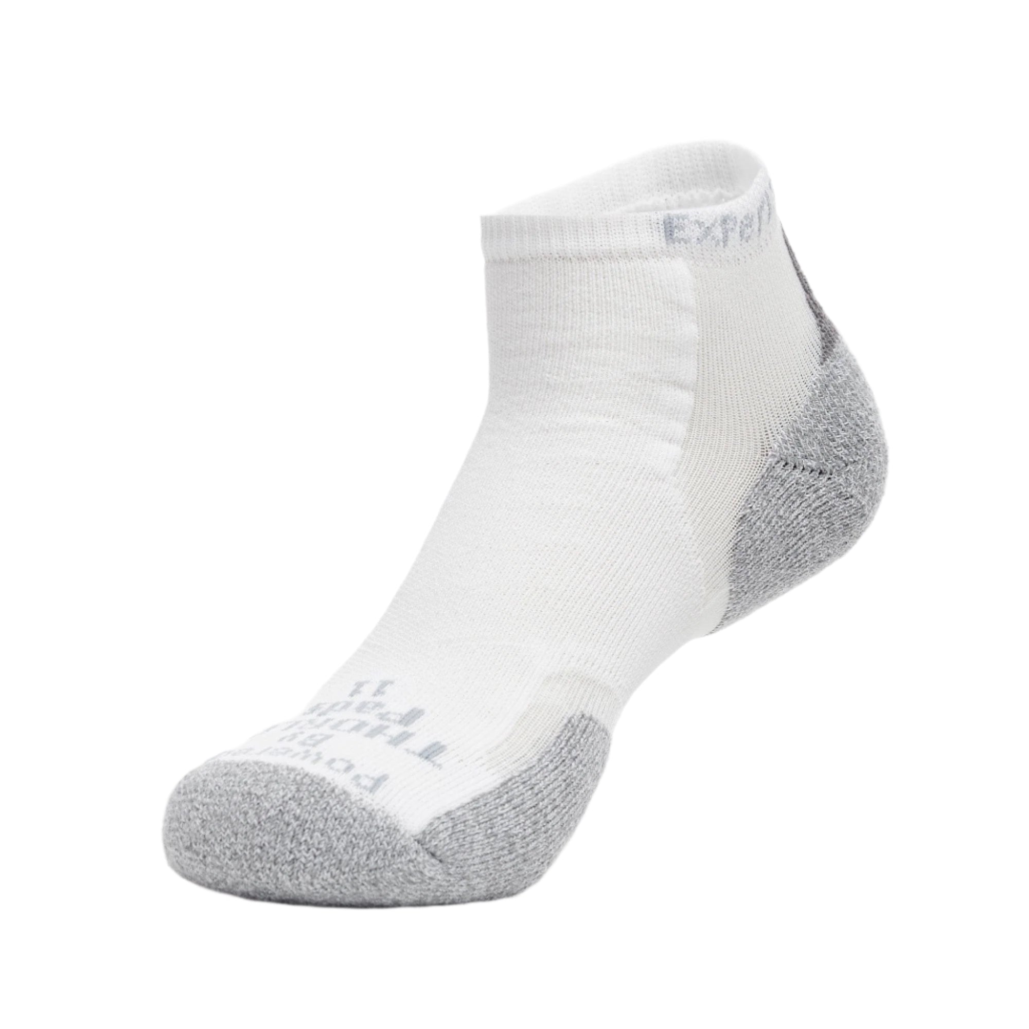 Thorlo Experia TECHFIT Light Cushion Low-Cut Socks  -  X-Small / White