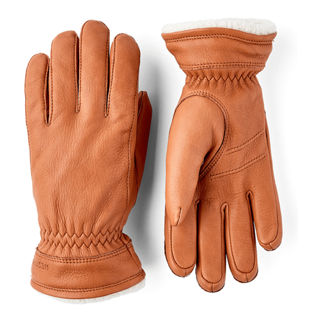 Hestra Buvika Deerskin Gloves  -  6 / Cork