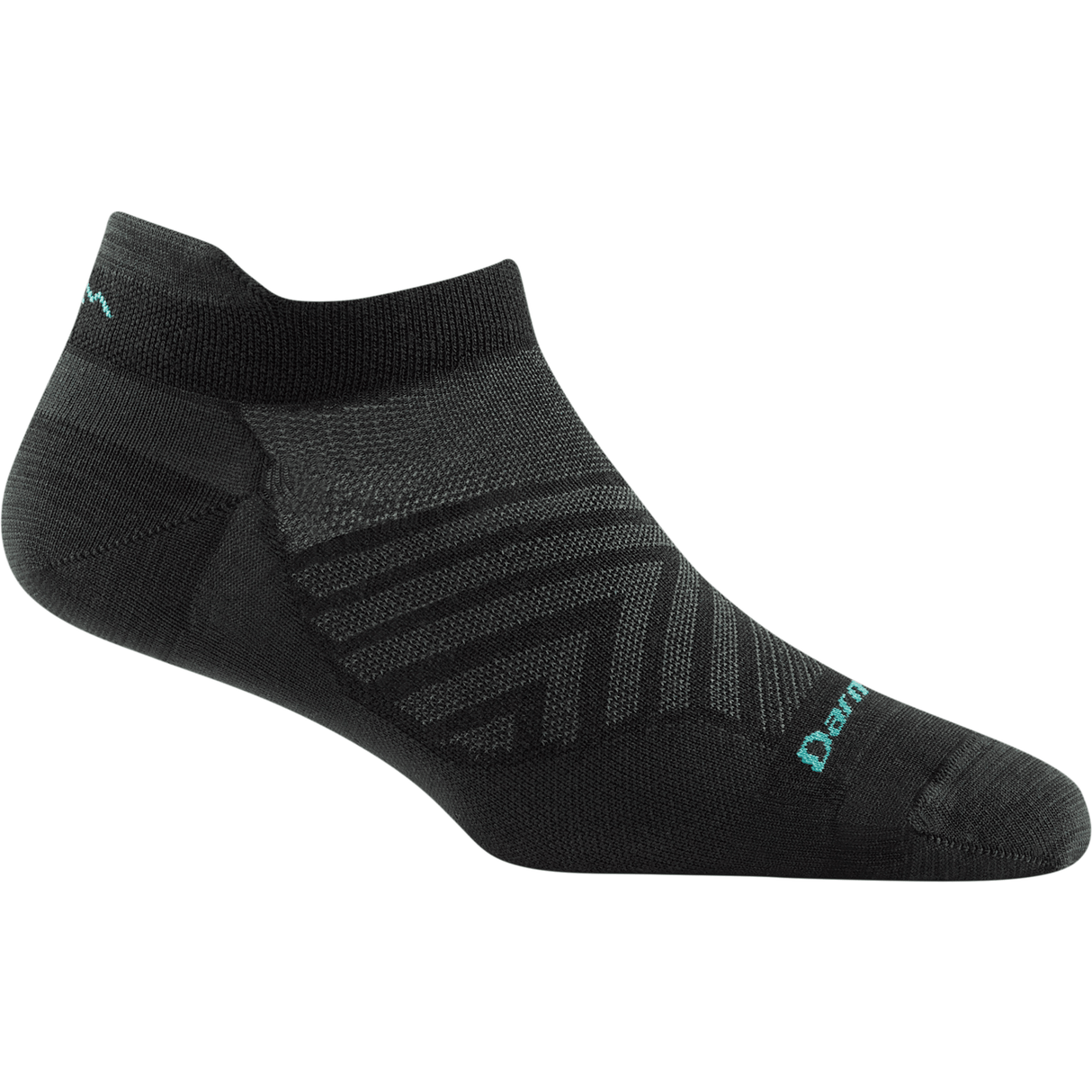 Darn Tough Womens Run No Show Tab No Cushion Ultra-Lightweight Socks - Small / Black