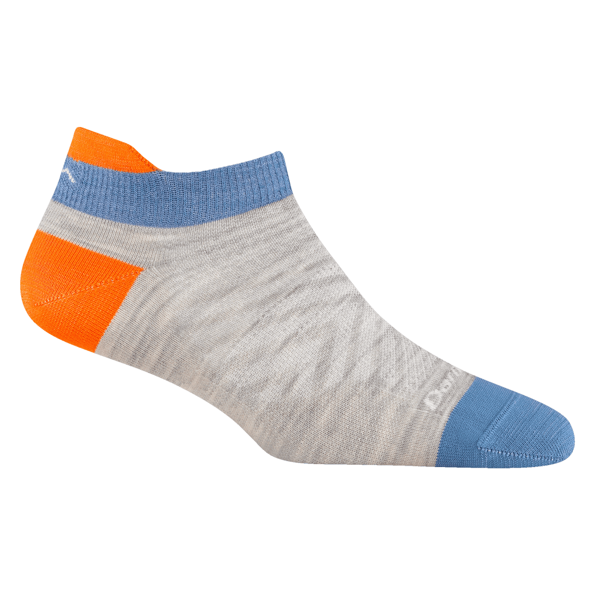 Darn Tough Womens Run No Show Tab No Cushion Ultra-Lightweight Socks - Small / Zenith