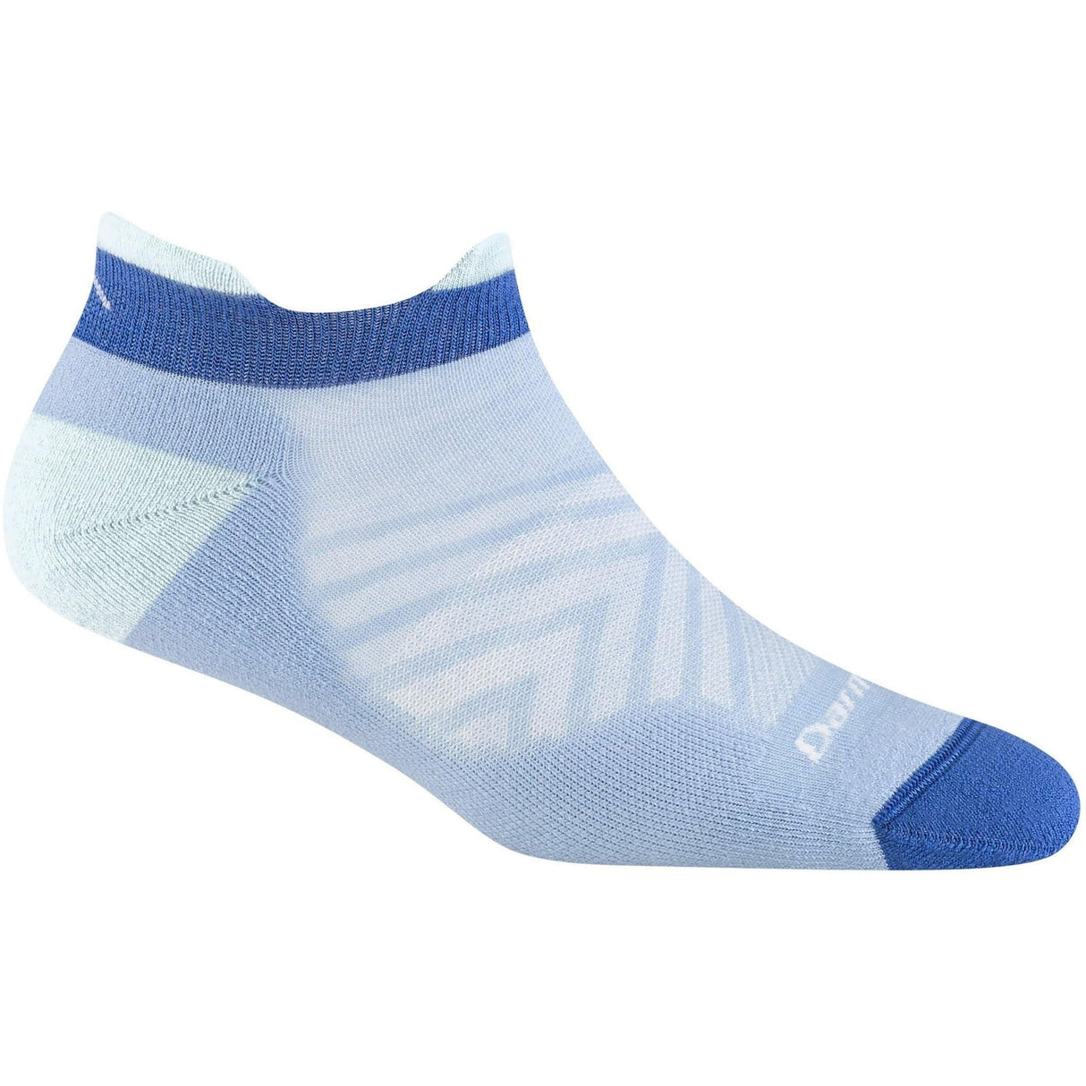 Darn Tough Womens Run No Show Tab Ultra-Lightweight Socks  -  Small / Sky