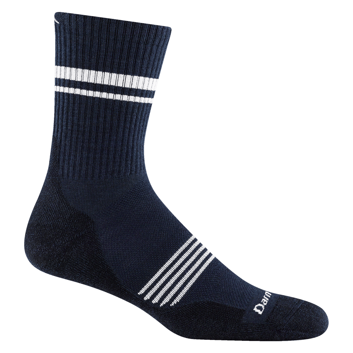 Darn Tough Mens Element Micro Crew Lightweight Running Socks - Medium / Eclipse