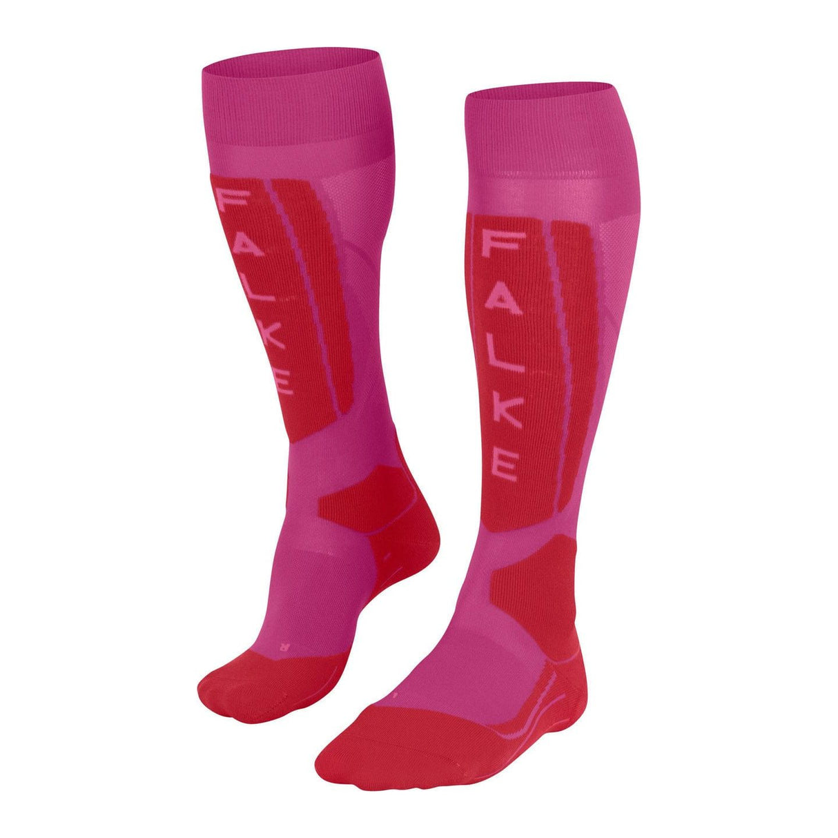FALKE Womens SK5 Silk Ski Socks - 35-36 / Lipstick Pink