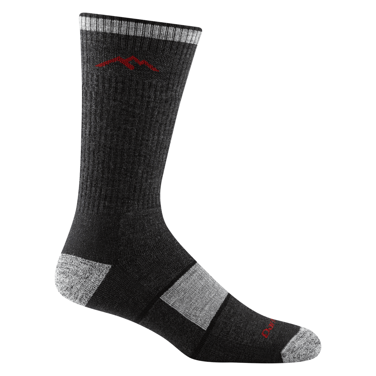 Darn Tough Mens Hiker Boot Full Cushion Midweight Socks - Small / Black