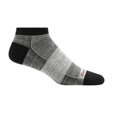 Darn Tough Mens No Show Lightweight Running Socks  -  Small / Charcoal