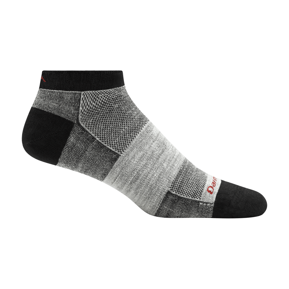 Darn Tough Mens No Show Lightweight Athletic Socks  -  Small / Charcoal