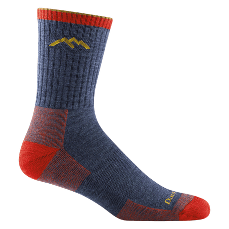 Darn Tough Mens Hiker Micro Crew Midweight Socks  -  Medium / Denim
