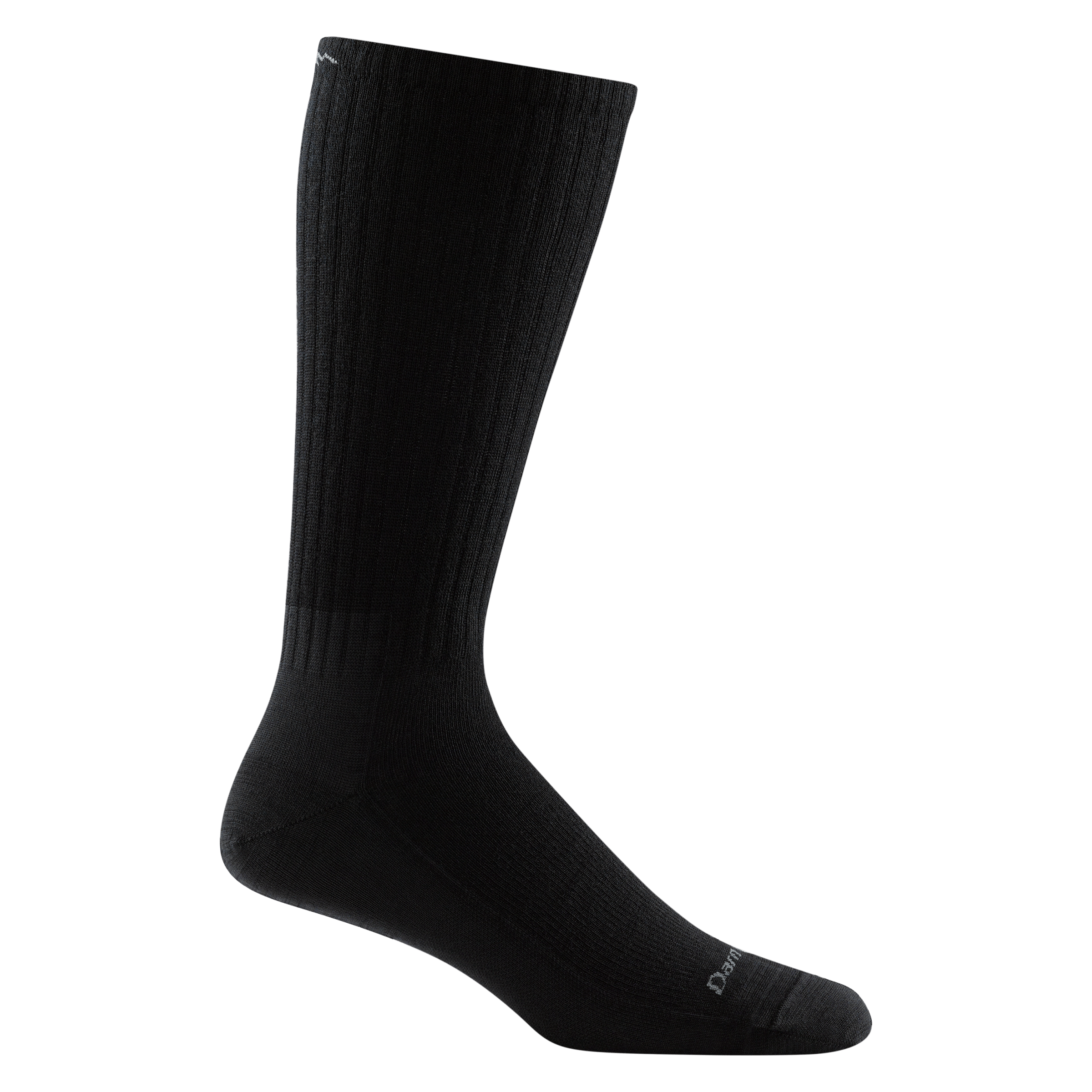 Darn Tough Mens The Standard Mid-Calf Lightweight Lifestyle Socks  -  Small / Black