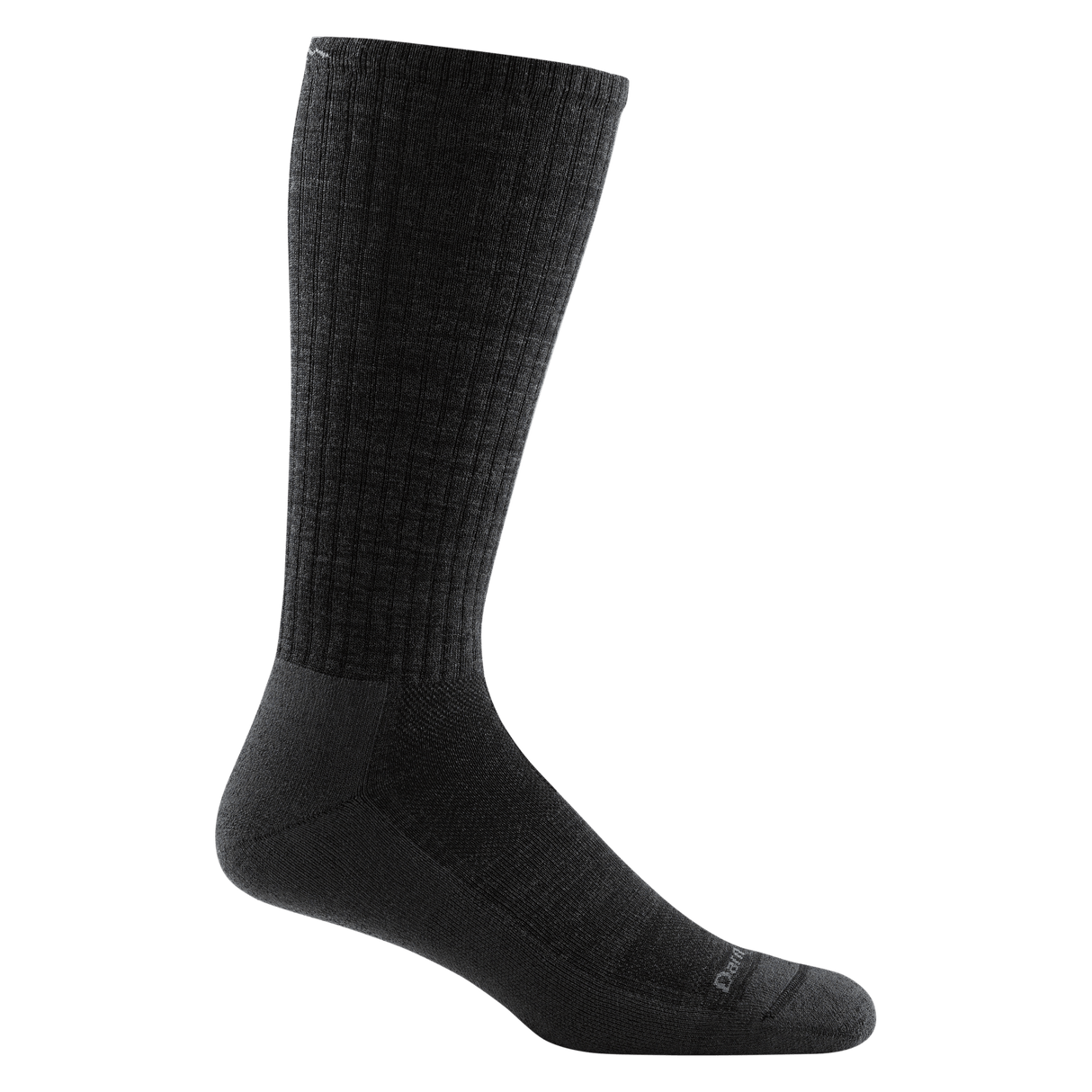 Darn Tough Mens The Standard Mid-Calf No Cushion Lightweight Lifestyle Socks - Medium / Charcoal