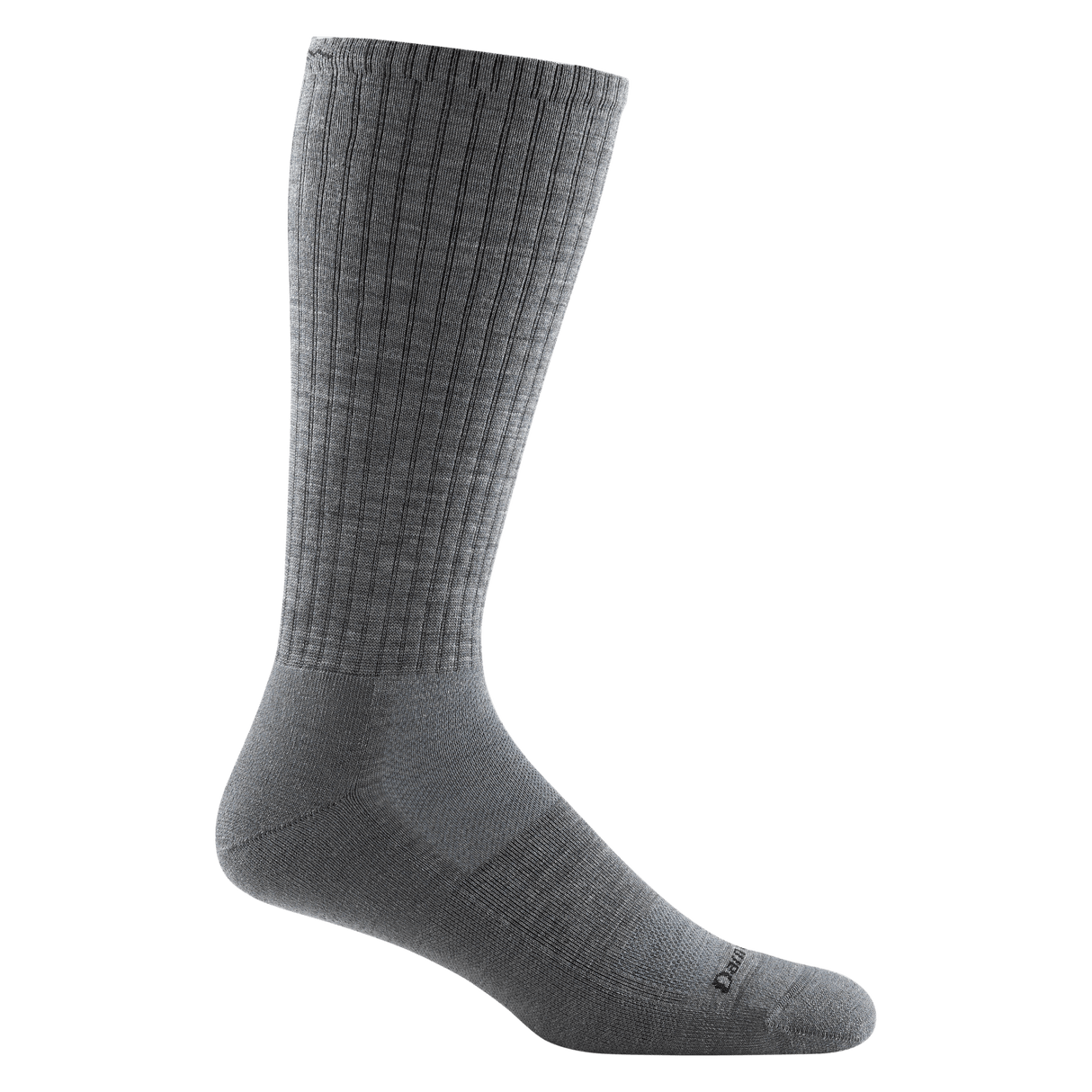 Darn Tough Mens The Standard Mid-Calf No Cushion Lightweight Lifestyle Socks - Medium / Medium Gray