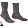Bridgedale Mens Lightweight Merino Performance Boot Socks  -  Medium / Gray Heather