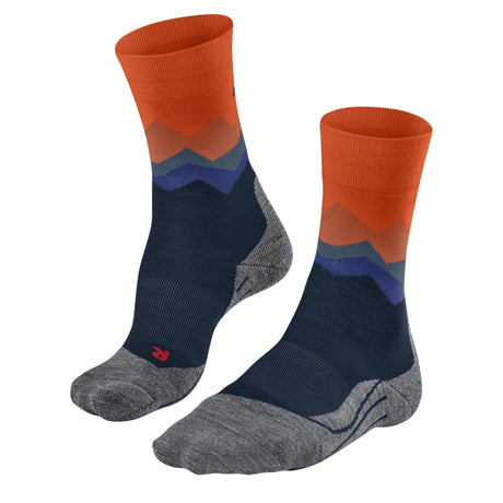 FALKE Mens TK2 Crest Trekking Socks  -  39-41 / Marine/Gray