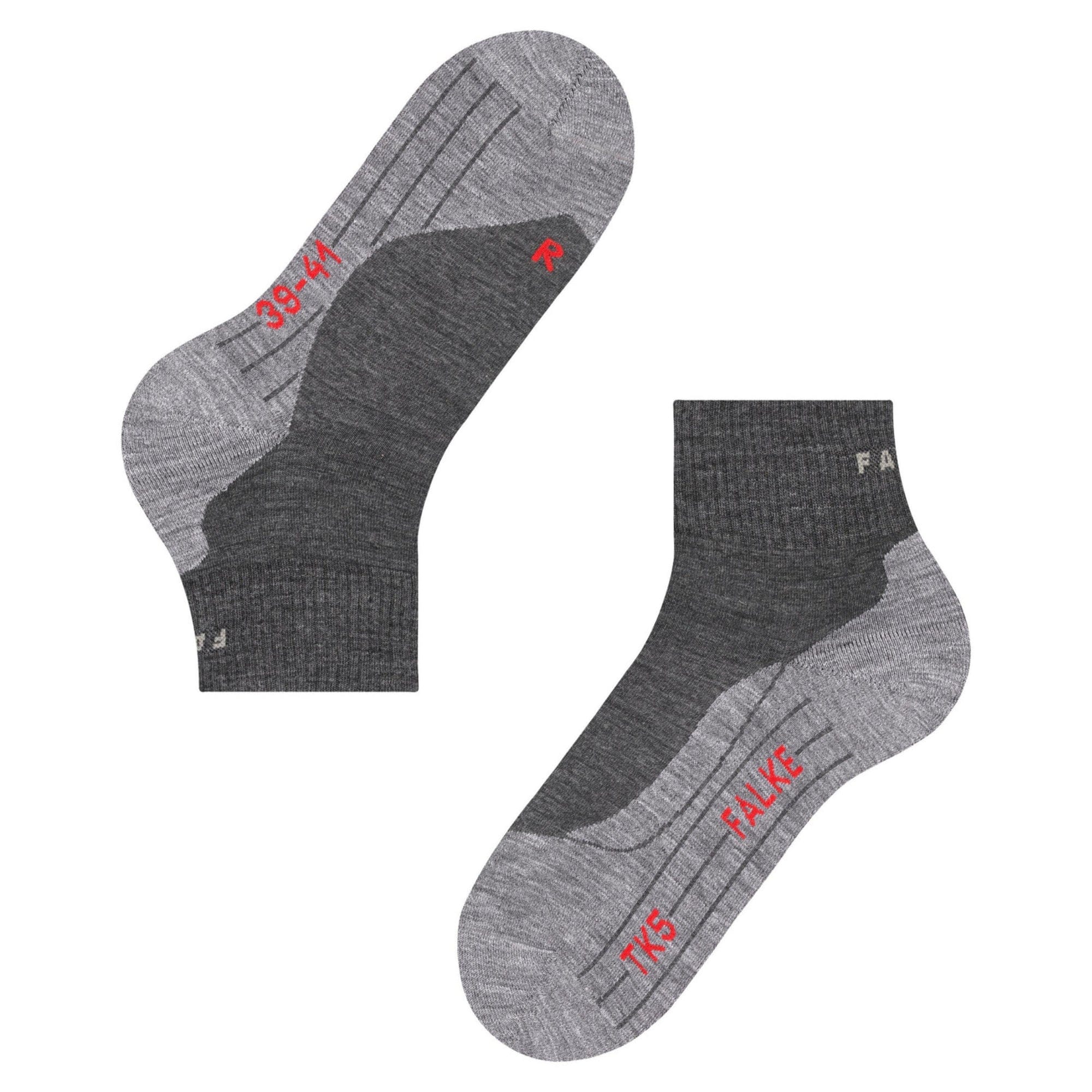 FALKE Mens TK5 Wander Short Trekking Socks  -