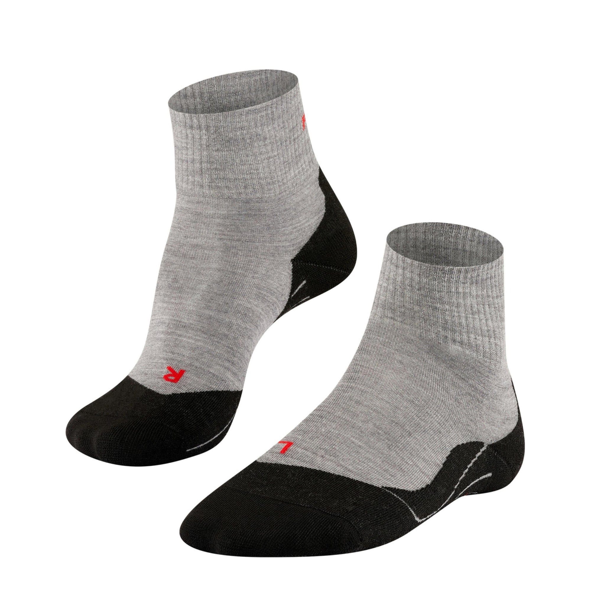 FALKE Mens TK5 Wander Short Trekking Socks  -  39-41 / Light Gray