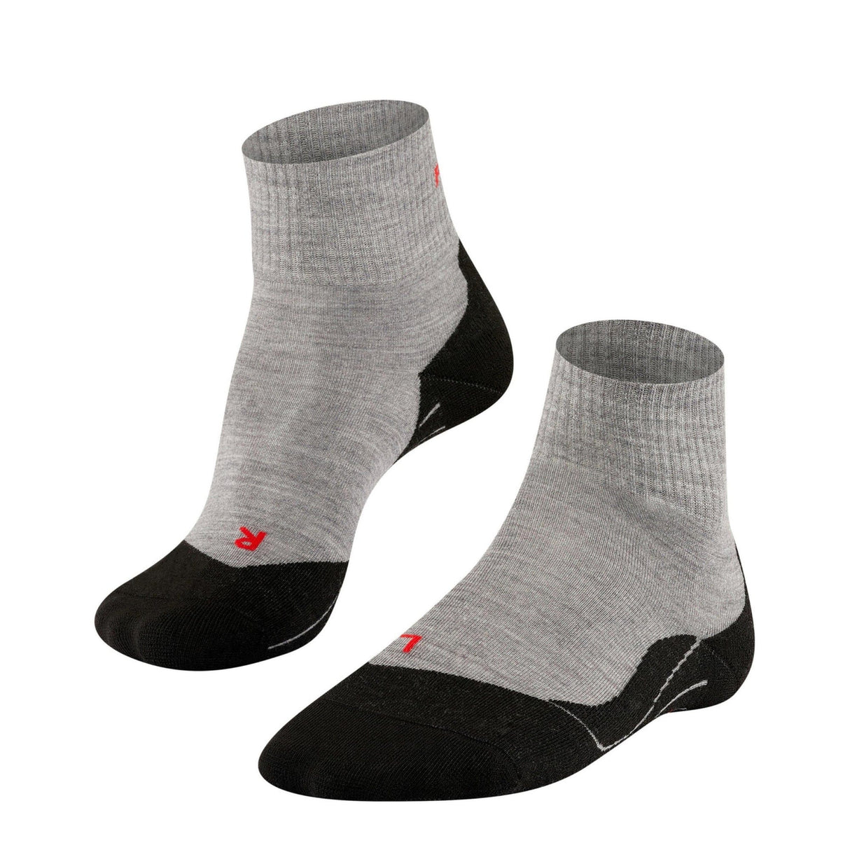FALKE Mens TK5 Wander Short Trekking Socks  -  39-41 / Light Gray
