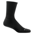 Darn Tough Mens The Standard Crew Lightweight Lifestyle Socks  -  Small / Black