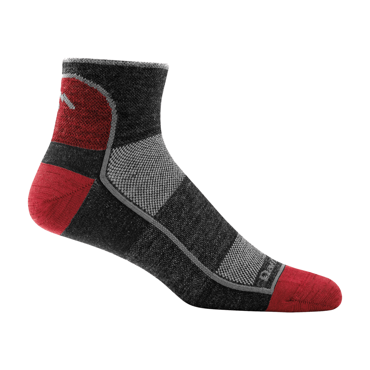 Darn Tough Mens 1715 Quarter Lightweight Running Socks  -  Small / Team DTV