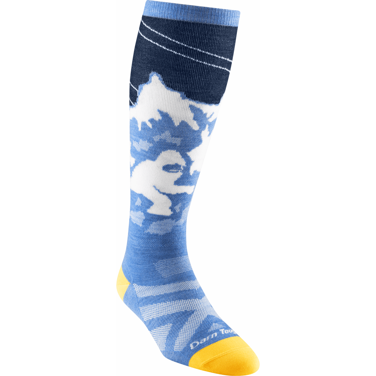 Darn Tough Womens Yeti Over-the-Calf Lightweight Ski & Snowboard Socks  -