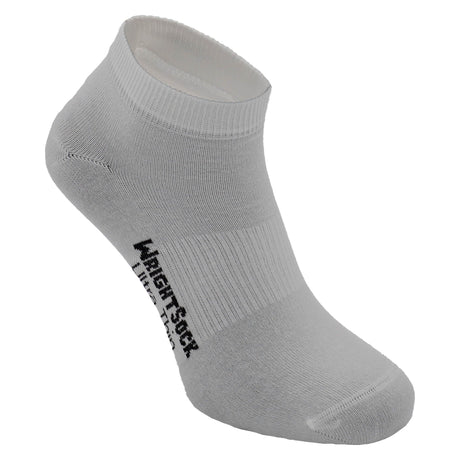 Wrightsock Ultra Thin Lo Quarter Single Layer Socks  -  Small / White