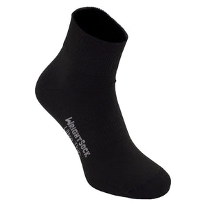 Wrightsock Ultra Thin Quarter Single Layer Socks  -  Small / Black
