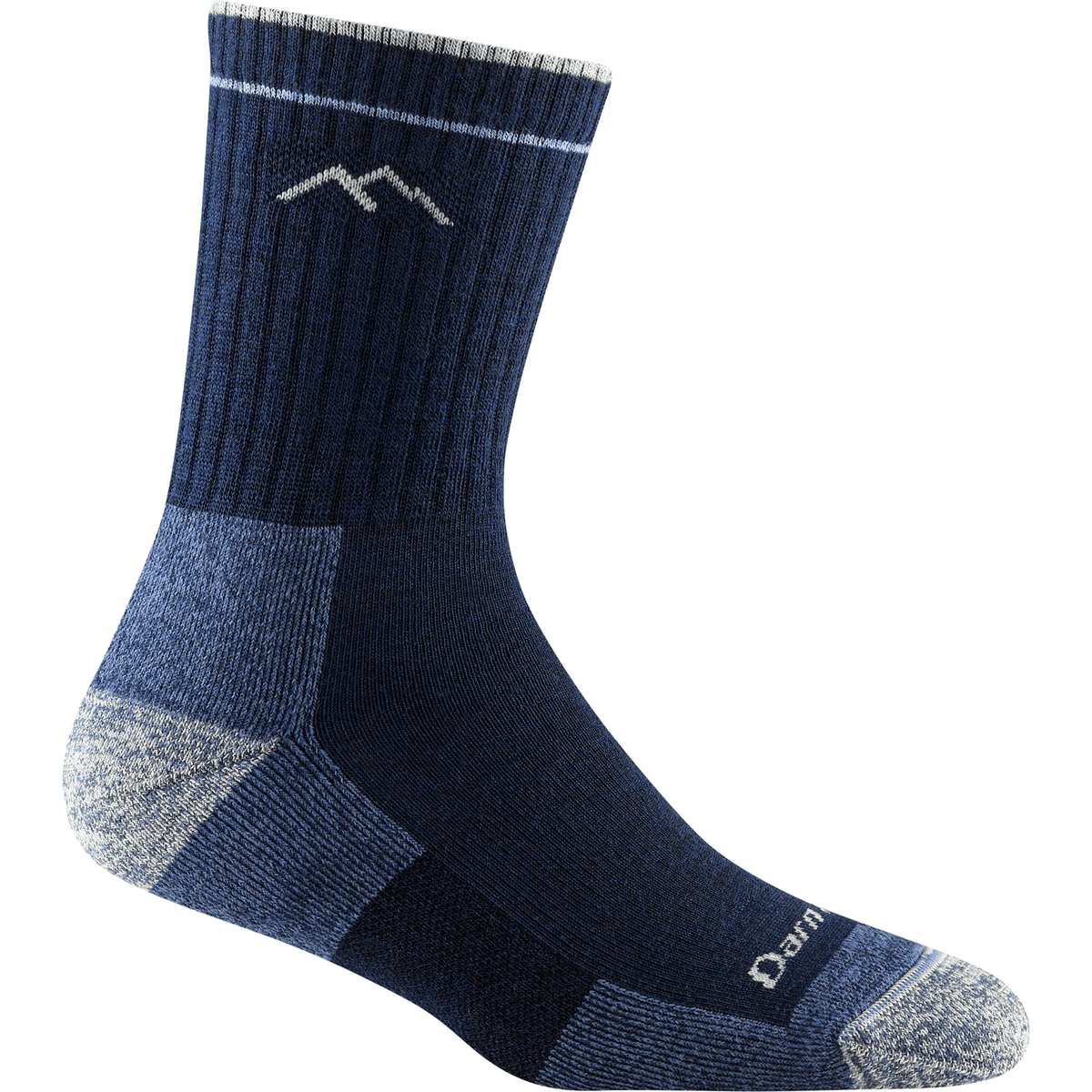 Darn Tough Womens Hiker Micro Crew Midweight Socks - Small / Eclipse