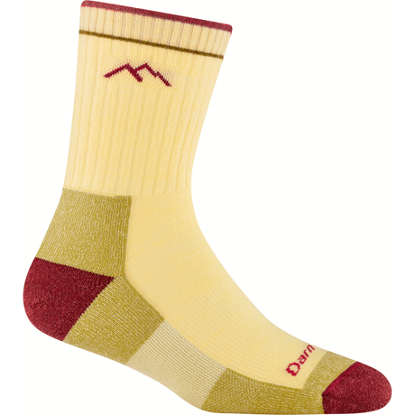 Darn Tough Womens Hiker Micro Crew Midweight Socks - Clearance  -  Small / Morning Sun