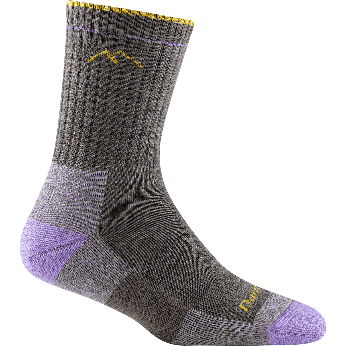 Darn Tough Womens Hiker Micro Crew Midweight Socks - Clearance  -  Small / Taupe
