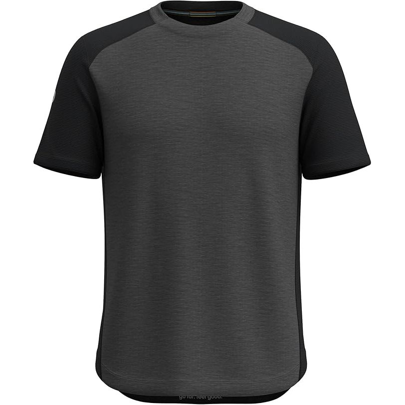 Smartwool Mens Active Mesh Short Sleeve Tee - Small / Charcoal Heather