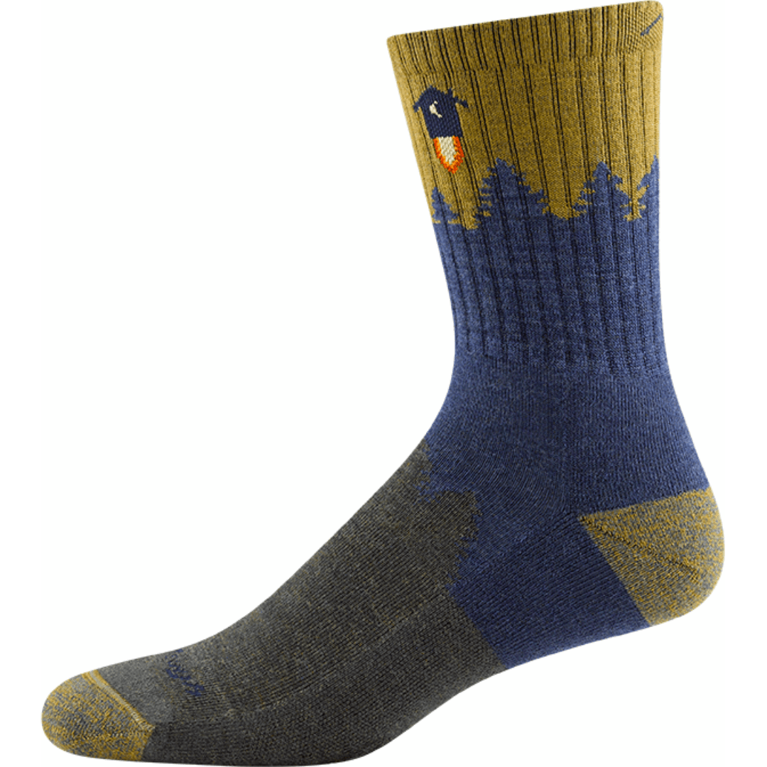 Darn Tough Mens Number 2 Micro Crew Midweight Hiking Socks  -
