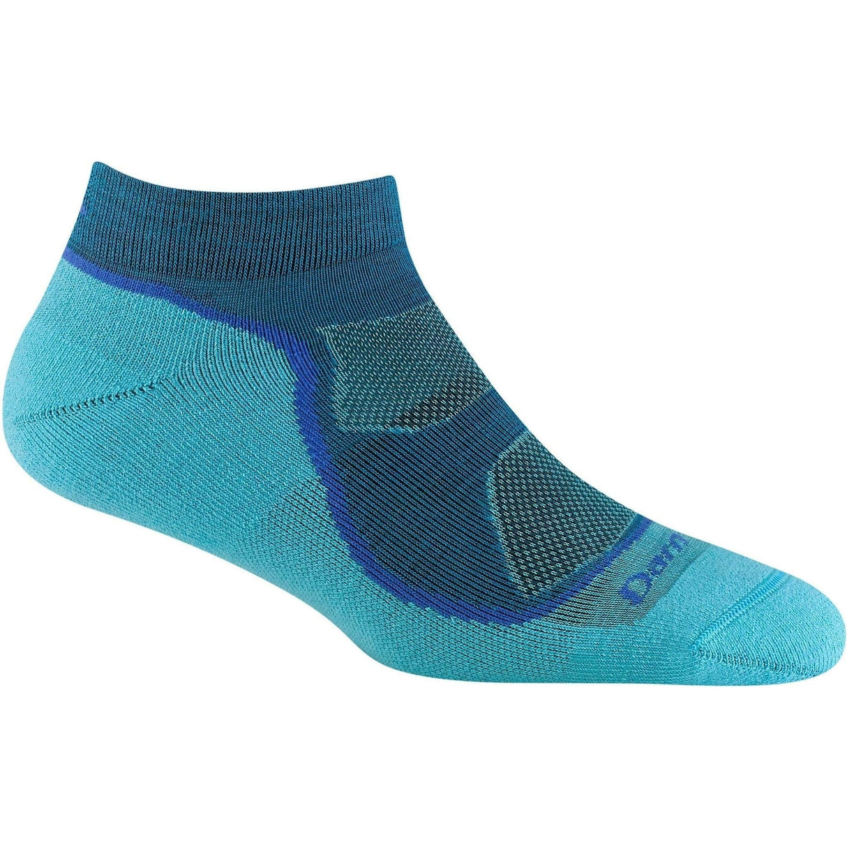 Darn Tough Womens Light Hiker No Show Lightweight Socks  -  Small / Cascade