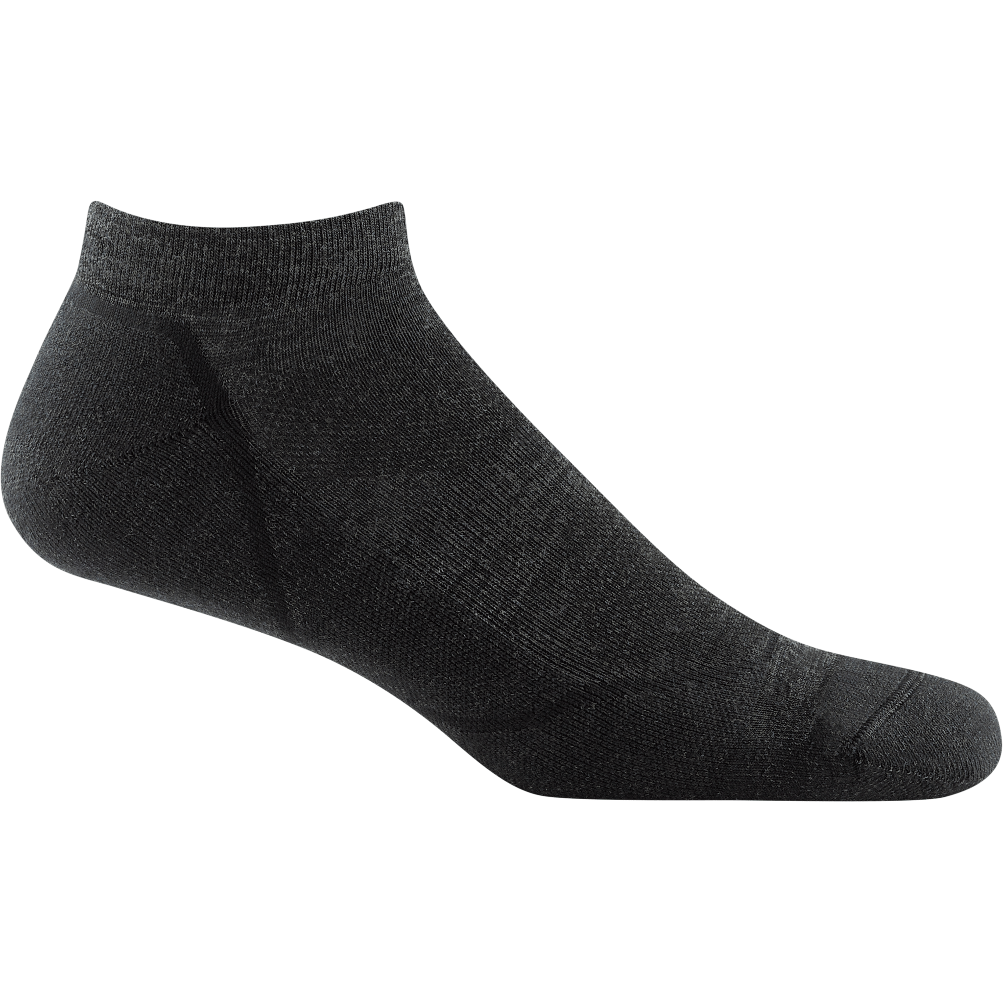 Darn Tough Mens Light Hiker No Show Lightweight Socks  -  Medium / Black