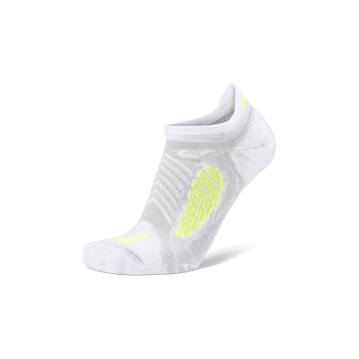Balega Ultralight No Show Socks - Clearance  -  Medium / White/Yellow