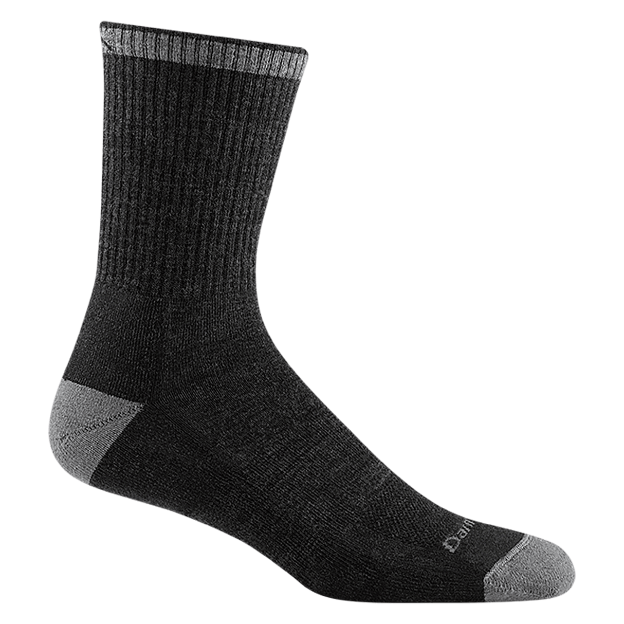 Darn Tough Mens Fred Tuttle Micro Crew Midweight Work Socks - Medium / Gravel