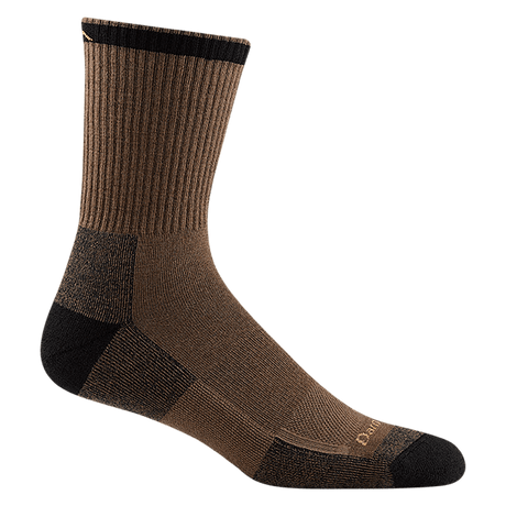 Darn Tough Mens Fred Tuttle Micro Crew Midweight Work Socks  -  Medium / Timber