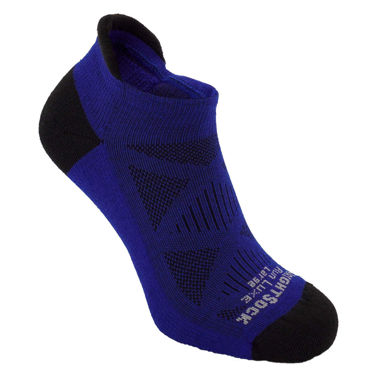Wrightsock Run Luxe Single Layer Tab Socks - Small / Royal Blue