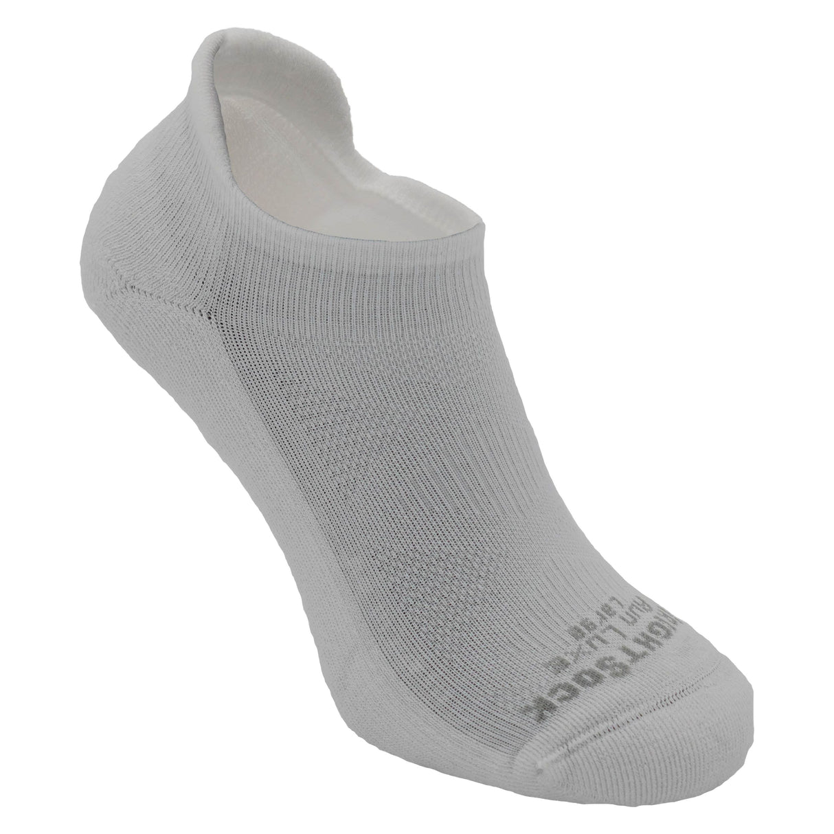 Wrightsock Run Luxe Single Layer Tab Socks - Small / White