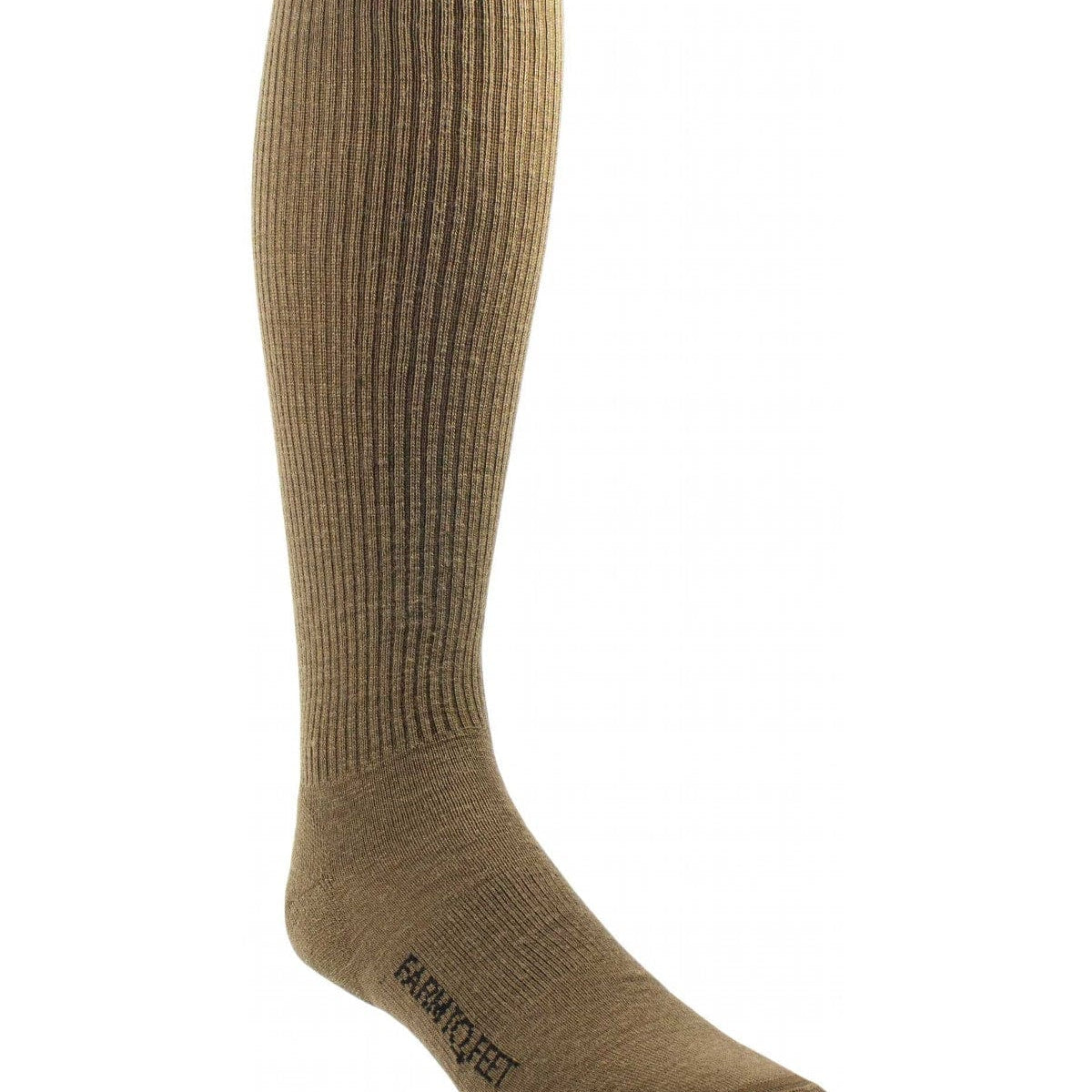 Farm to Feet Sentinel Light Cushion Over-the-Calf Tactical Socks  -  Small / Coyote Brown