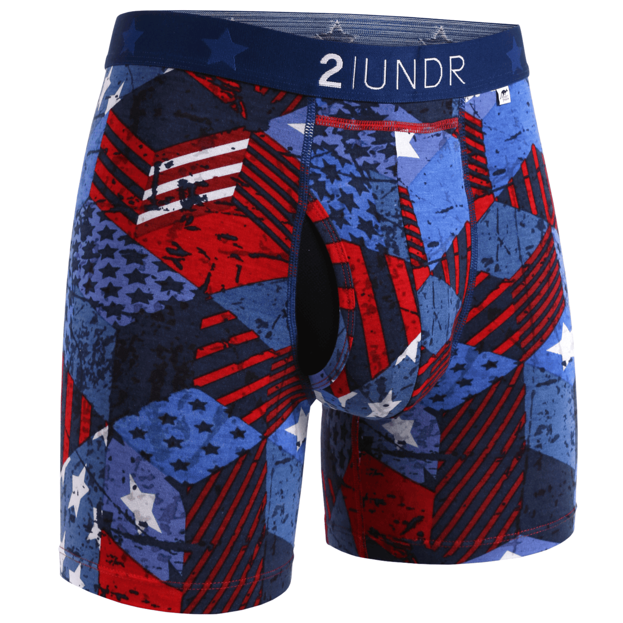 2UNDR Mens Swing Shift Boxer Brief Prints