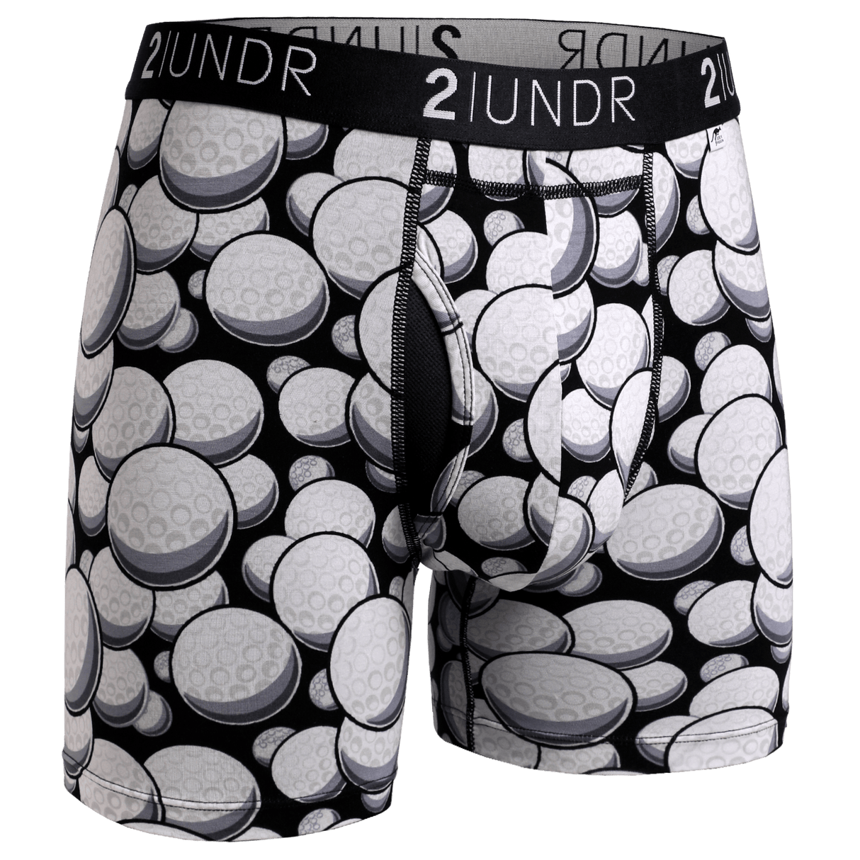2UNDR Mens Swing Shift Boxer Brief Prints - Small / Ballsey