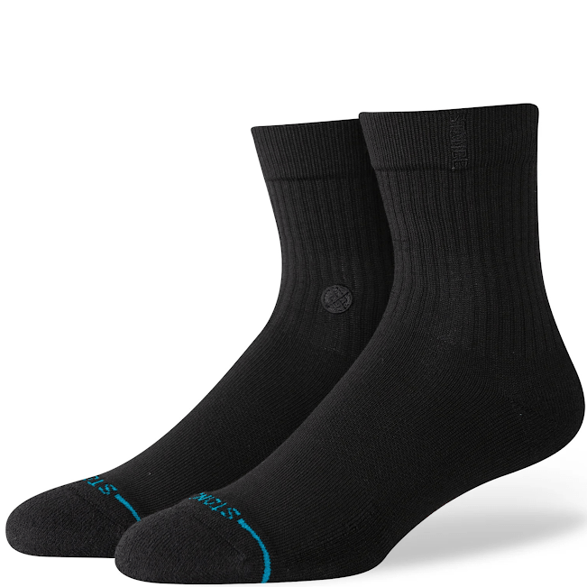 Stance Butter Blend Quarter Socks  -  Medium / Black