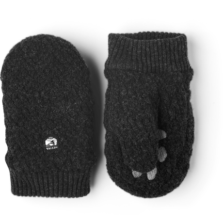 Hestra Toddler Paw Mittens  -  0 / Charcoal