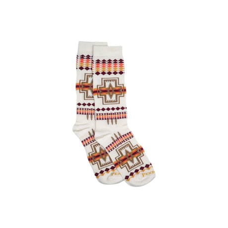 Pendleton Century Harding Crew Socks  -  Medium / Ivory