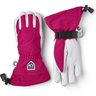 Hestra Womens Heli Ski Gloves  -  5 / Fuchsia/Off White