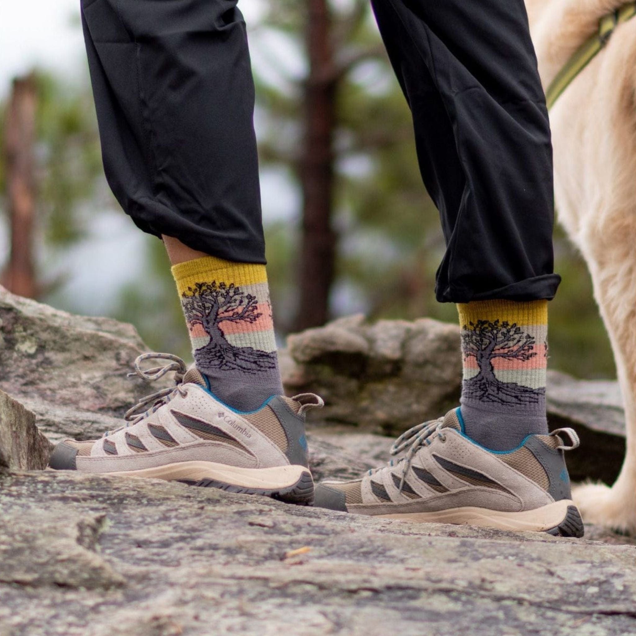 Farm to Feet Eureka Light Cushion 3/4 Crew Socks  -