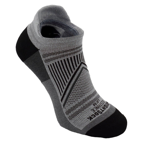 Wrightsock Distance No Show Tab Socks  -  Small / Fossil Grey
