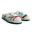 Haflinger Olivia Wool Slippers  -  36 / Silver Gray
