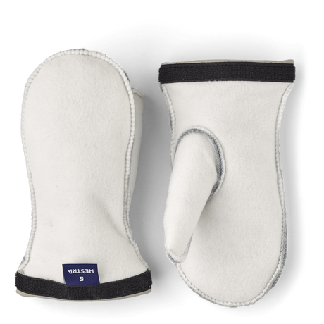 Hestra Heli Ski Junior Mitten Liners  -  3 / Off White