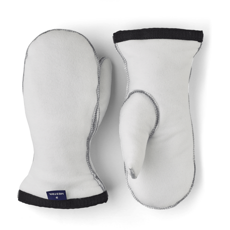 Hestra Ski Liner Mittens  -  5 / Off White