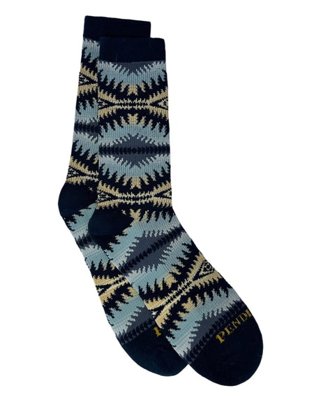 Pendleton Sunset Pass Crew Socks  -  Medium / Navy
