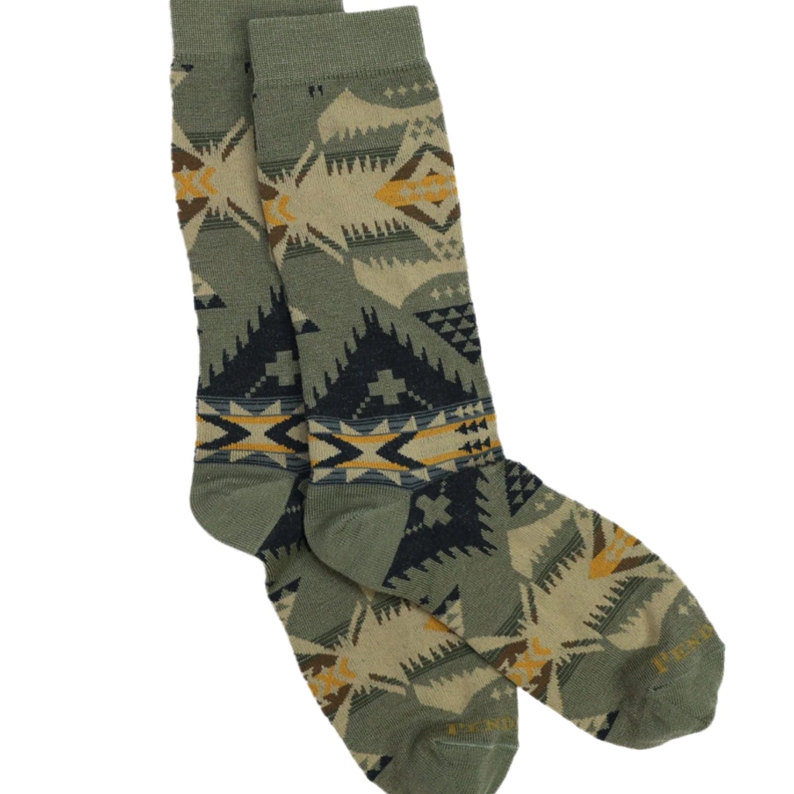 Pendleton Nehalem Crew Socks  -  Medium / Sage